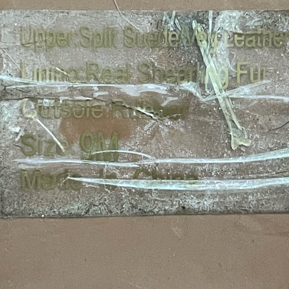 Tory Burch Coley Tan Suede Shearling Lined Slippers Size 9 - Picture 6 of 6